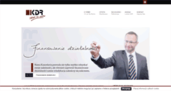 Desktop Screenshot of kdr.com.pl