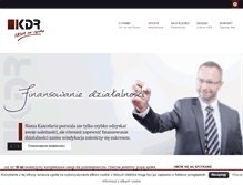 Tablet Screenshot of kdr.com.pl